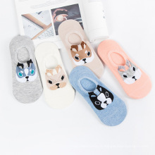 Fashion Cartoon hiver invisible chaussettes femmes, chaussettes mignonnes femmes